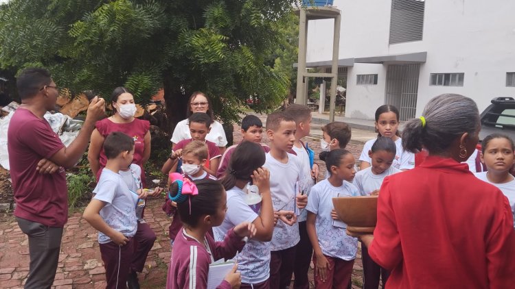 Estudantes visitam Centro de Artesanato Raimundo Nonato de Sousa, em Timon-MA