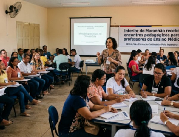 Interior do Maranhão recebe encontros pedagógicos para professores do Ensino Médio